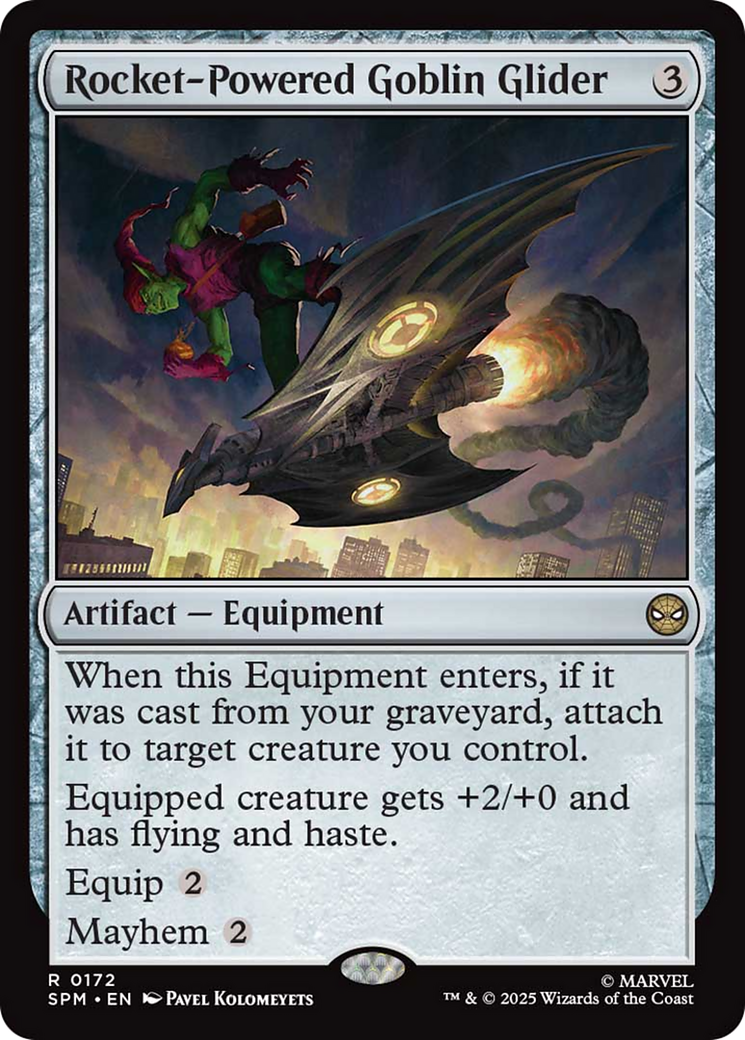 Rocket-Powered Goblin Glider [Marvel's Spider-Man] MTG Single Magic: The Gathering | Red Claw Gaming