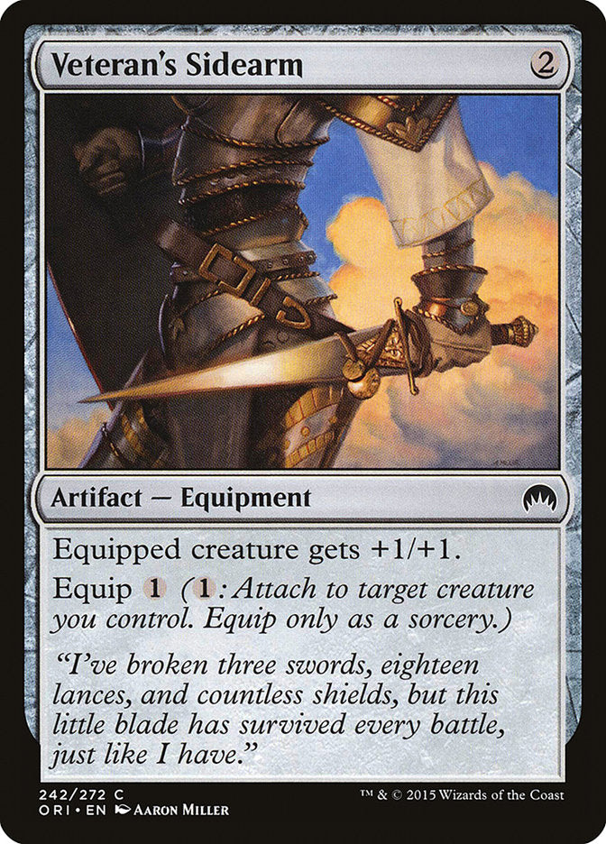 Veteran's Sidearm [Magic Origins] MTG Single Magic: The Gathering | Red Claw Gaming