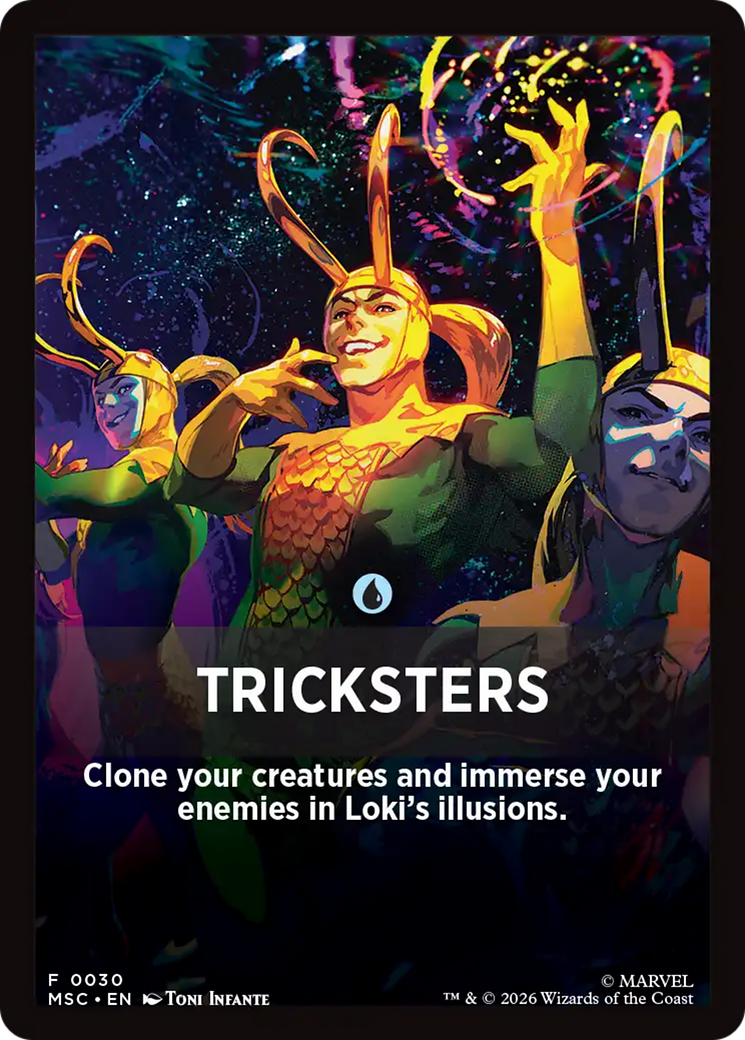 Tricksters Theme Card [Marvel Super Heroes Commander] MTG Single Magic: The Gathering | Red Claw Gaming