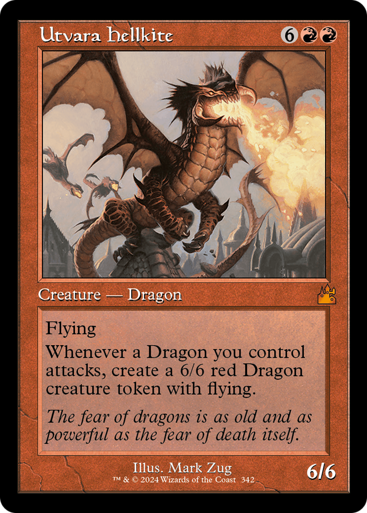 Utvara Hellkite (Retro Frame) [Ravnica Remastered] MTG Single Magic: The Gathering | Red Claw Gaming