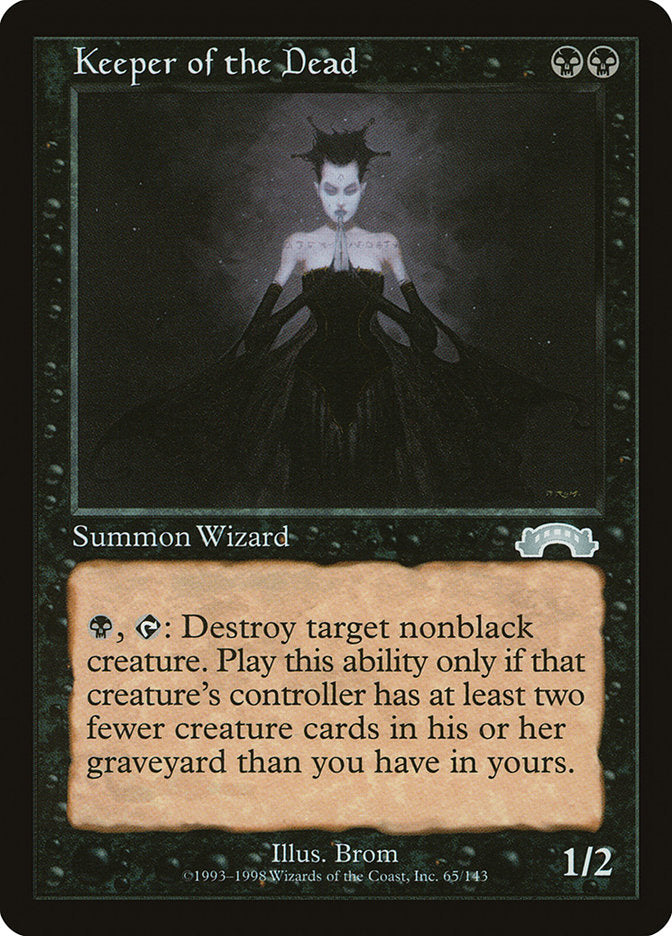 Keeper of the Dead [Exodus] MTG Single Magic: The Gathering | Red Claw Gaming