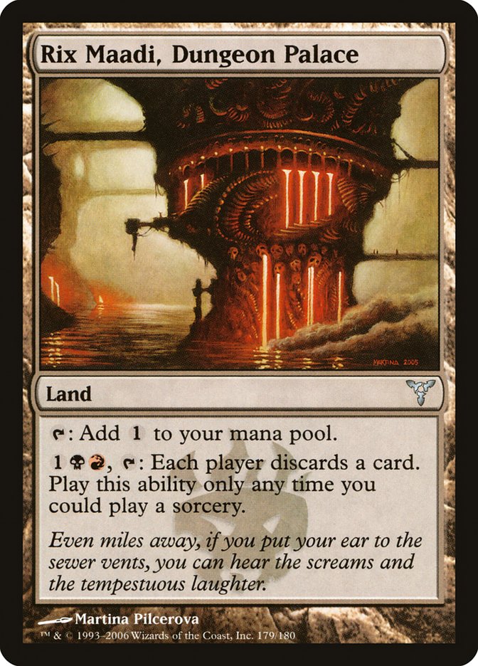 Rix Maadi, Dungeon Palace [Dissension] MTG Single Magic: The Gathering | Red Claw Gaming