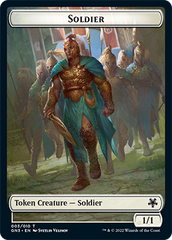 Soldier // Elf Warrior Double-Sided Token [Game Night: Free-for-All Tokens] MTG Single Magic: The Gathering | Red Claw Gaming