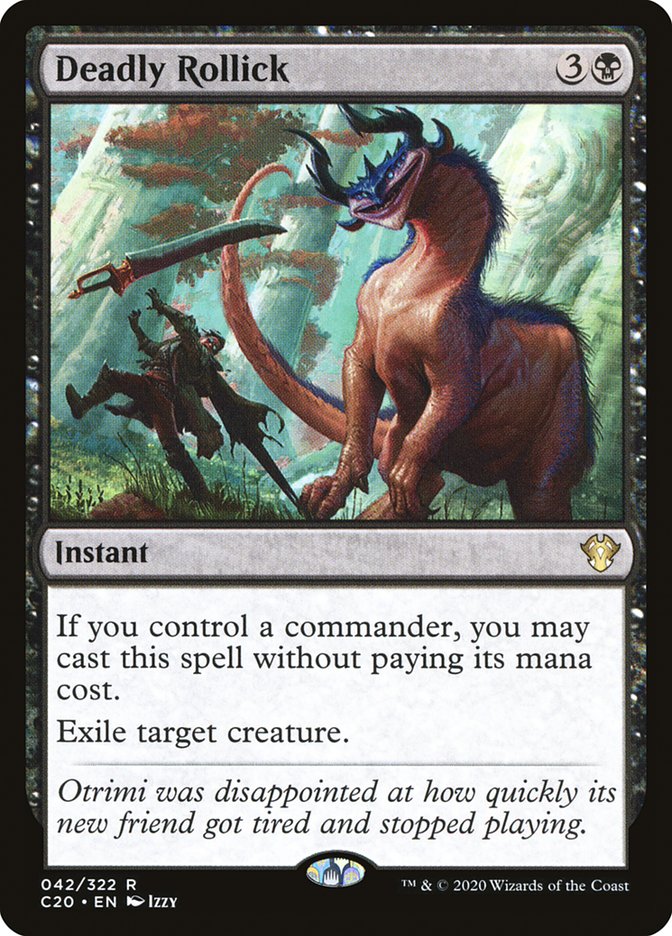 Deadly Rollick [Commander 2020] MTG Single Magic: The Gathering | Red Claw Gaming