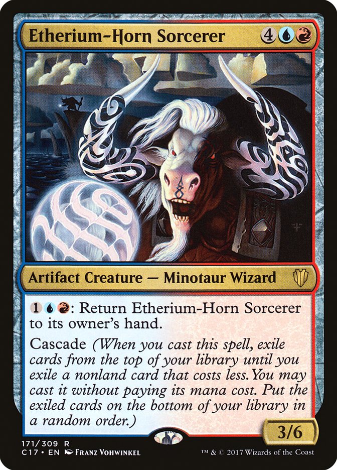 Etherium-Horn Sorcerer [Commander 2017] MTG Single Magic: The Gathering | Red Claw Gaming