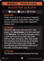 Booster Sleuth (Magic Minigame) [Strixhaven: School of Mages Minigame] MTG Single Magic: The Gathering | Red Claw Gaming