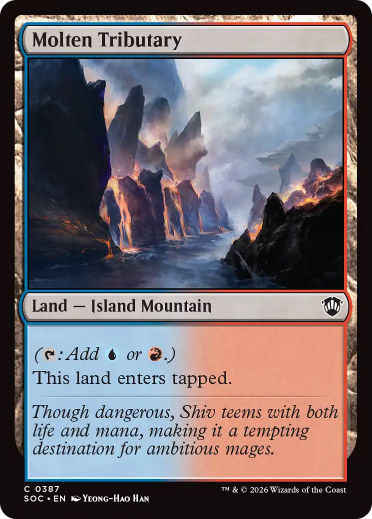 Molten Tributary [Secrets of Strixhaven Commander] MTG Single Magic: The Gathering | Red Claw Gaming