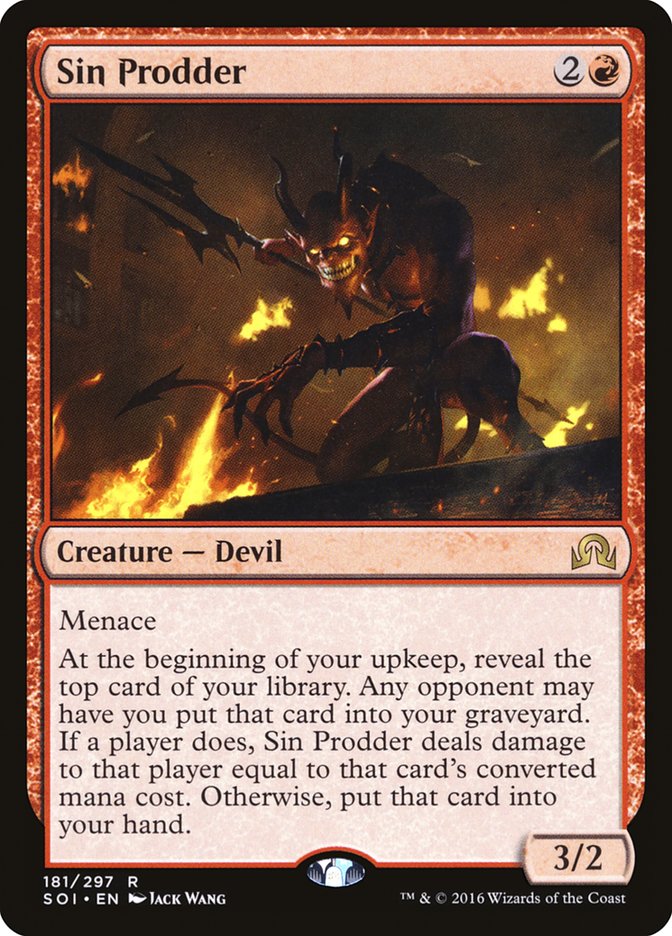Sin Prodder [Shadows over Innistrad] MTG Single Magic: The Gathering | Red Claw Gaming