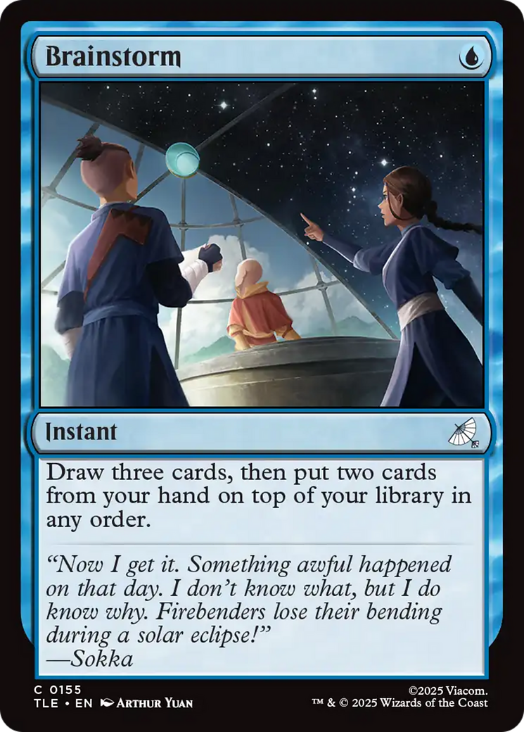 Brainstorm [Avatar: The Last Airbender: Eternal-Legal] MTG Single Magic: The Gathering | Red Claw Gaming
