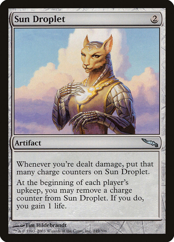 Sun Droplet [Mirrodin] MTG Single Magic: The Gathering | Red Claw Gaming