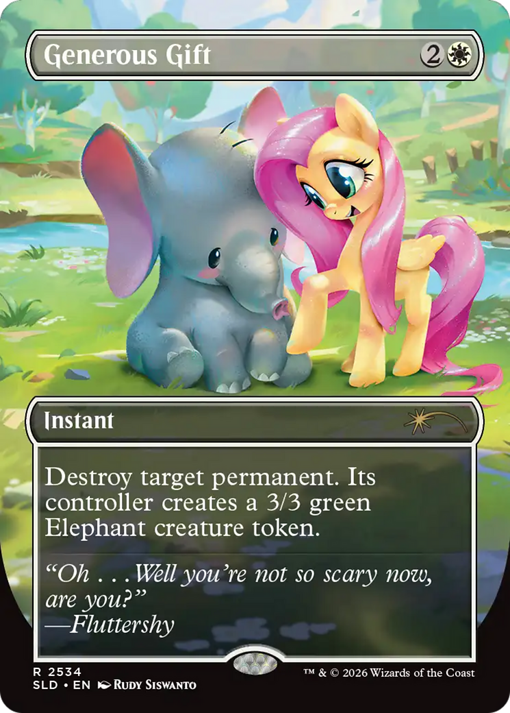 Generous Gift (2534) [Secret Lair Drop Series] MTG Single Magic: The Gathering | Red Claw Gaming