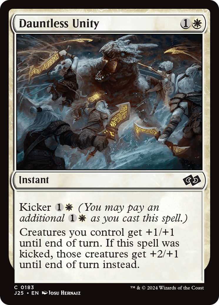 Dauntless Unity [Foundations Jumpstart] MTG Single Magic: The Gathering | Red Claw Gaming