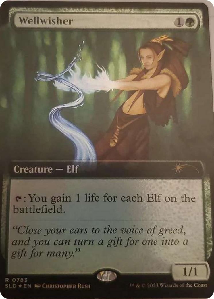 Wellwisher (Extended Art) [Secret Lair Drop Series] MTG Single Magic: The Gathering | Red Claw Gaming
