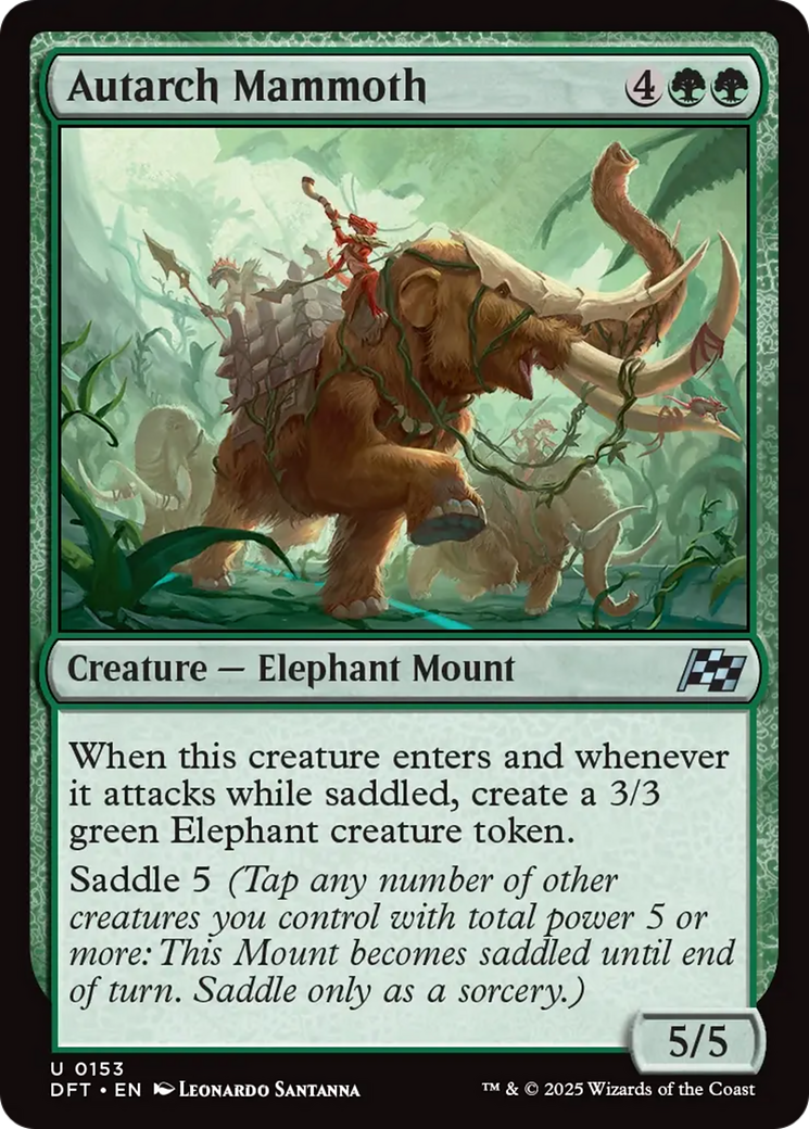 Autarch Mammoth [Aetherdrift] MTG Single Magic: The Gathering | Red Claw Gaming