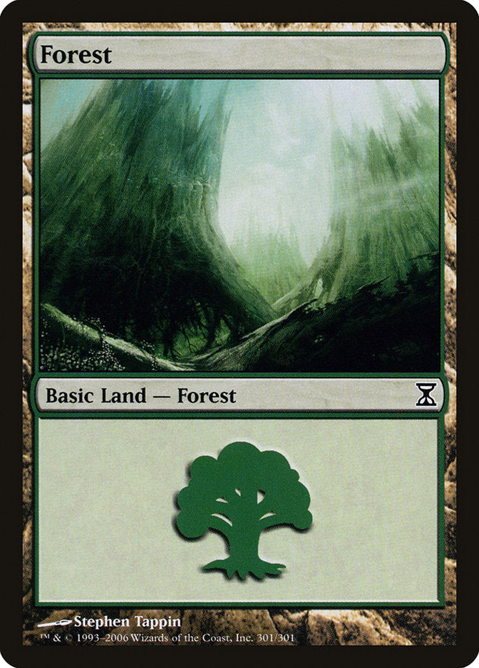 Forest (301) [Time Spiral] MTG Single Magic: The Gathering | Red Claw Gaming