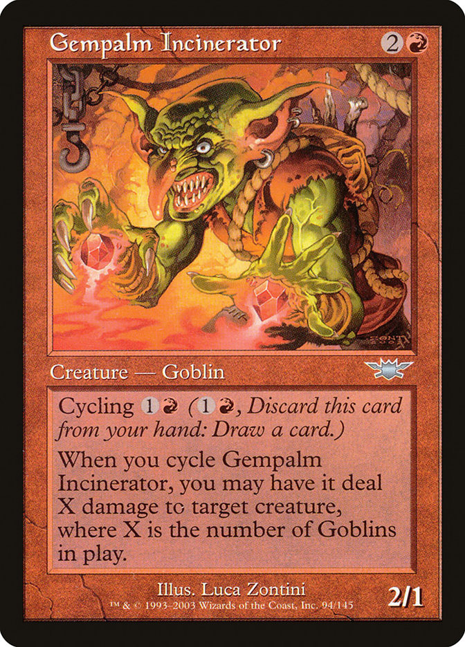Gempalm Incinerator [Legions] MTG Single Magic: The Gathering | Red Claw Gaming