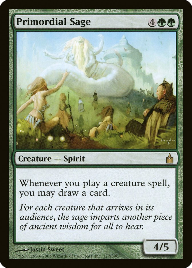 Primordial Sage [Ravnica: City of Guilds] MTG Single Magic: The Gathering | Red Claw Gaming