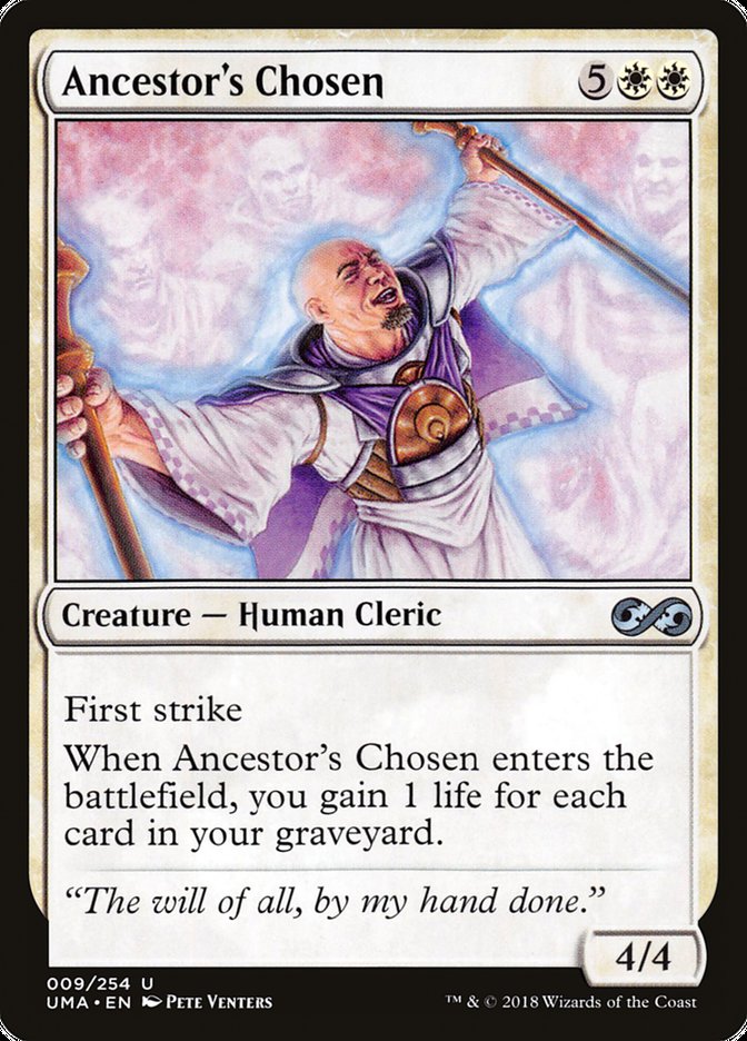 Ancestor's Chosen [Ultimate Masters] MTG Single Magic: The Gathering | Red Claw Gaming