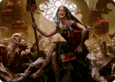 Gisa, Glorious Resurrector Art Card [Innistrad: Midnight Hunt Art Series] MTG Single Magic: The Gathering | Red Claw Gaming