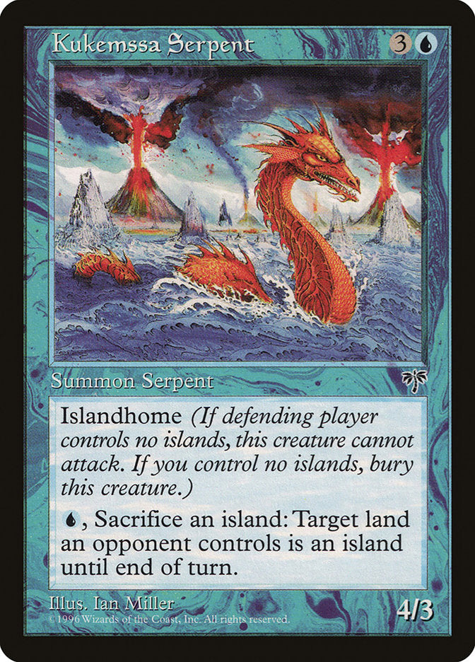 Kukemssa Serpent [Mirage] MTG Single Magic: The Gathering | Red Claw Gaming