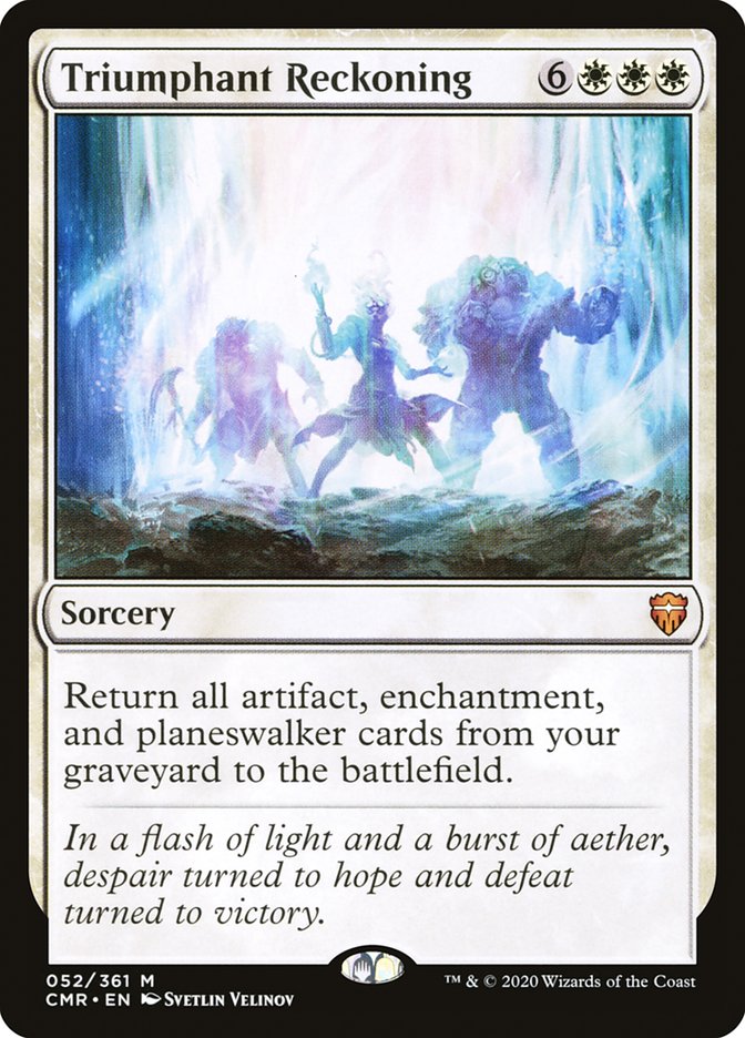 Triumphant Reckoning [Commander Legends] MTG Single Magic: The Gathering | Red Claw Gaming