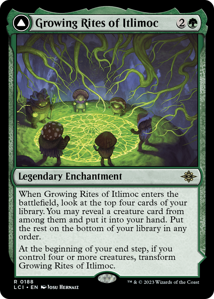 Growing Rites of Itlimoc // Itlimoc, Cradle of the Sun [The Lost Caverns of Ixalan] MTG Single Magic: The Gathering | Red Claw Gaming