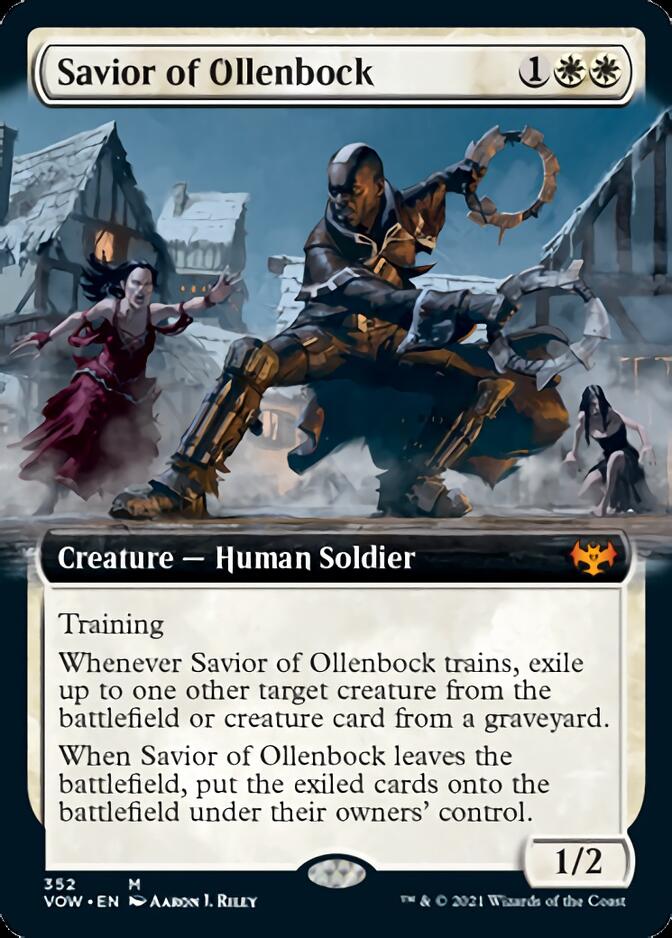 Savior of Ollenbock (Extended Art) [Innistrad: Crimson Vow] MTG Single Magic: The Gathering | Red Claw Gaming