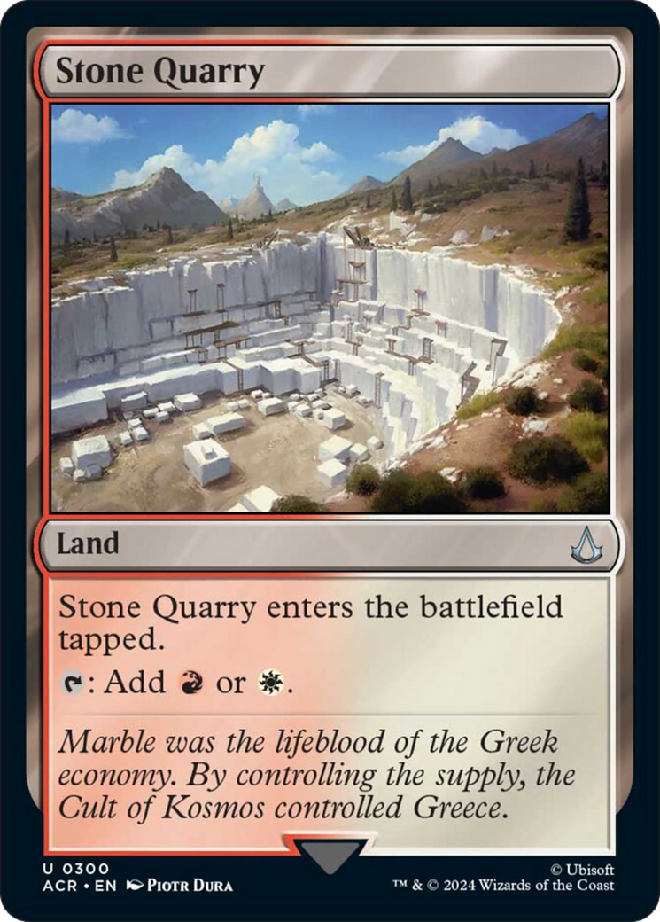 Stone Quarry [Assassin's Creed] MTG Single Magic: The Gathering | Red Claw Gaming