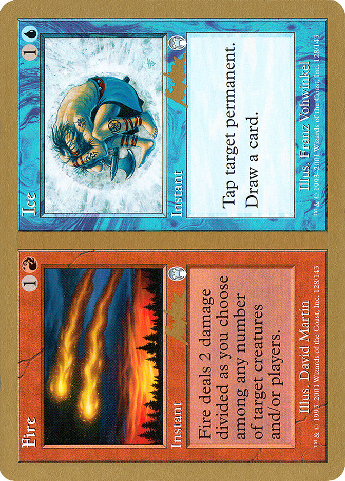 Fire // Ice (Brian Kibler) [World Championship Decks 2002] MTG Single Magic: The Gathering | Red Claw Gaming