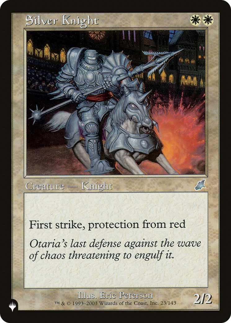 Silver Knight [The List] MTG Single Magic: The Gathering | Red Claw Gaming