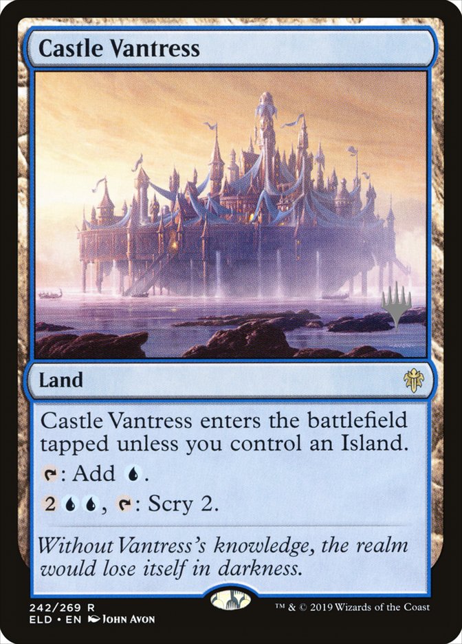 Castle Vantress (Promo Pack) [Throne of Eldraine Promos] MTG Single Magic: The Gathering | Red Claw Gaming