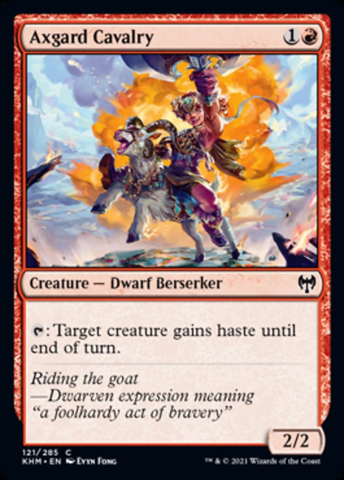 Axgard Cavalry [Kaldheim] MTG Single Magic: The Gathering | Red Claw Gaming