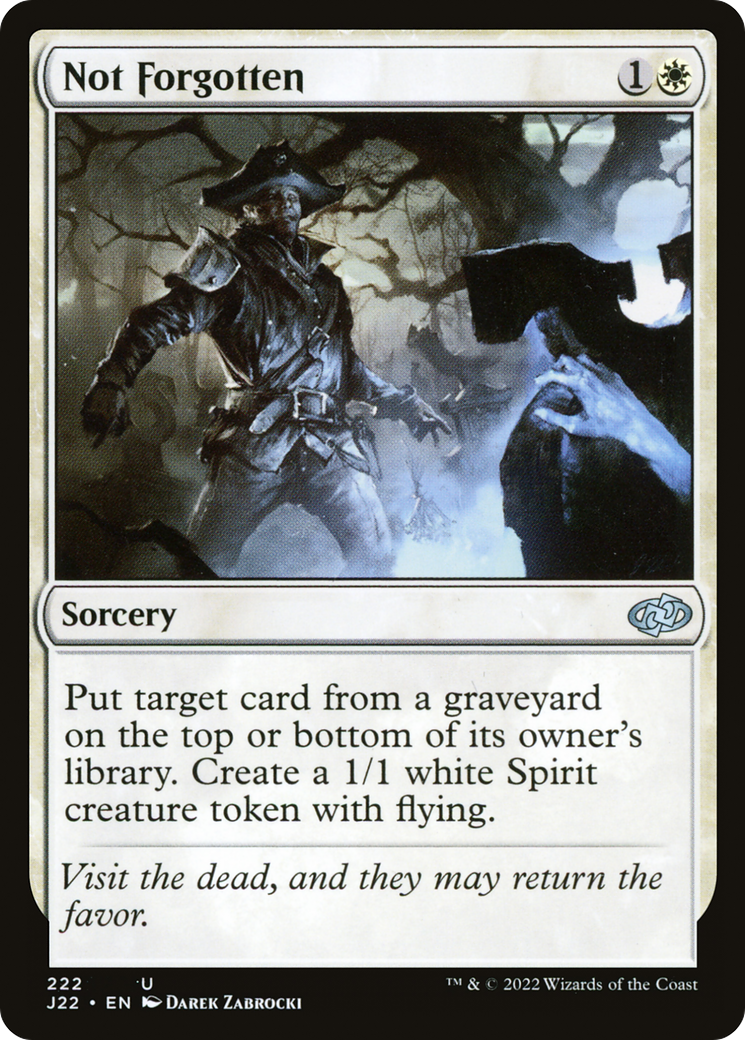 Not Forgotten [Jumpstart 2022] MTG Single Magic: The Gathering | Red Claw Gaming