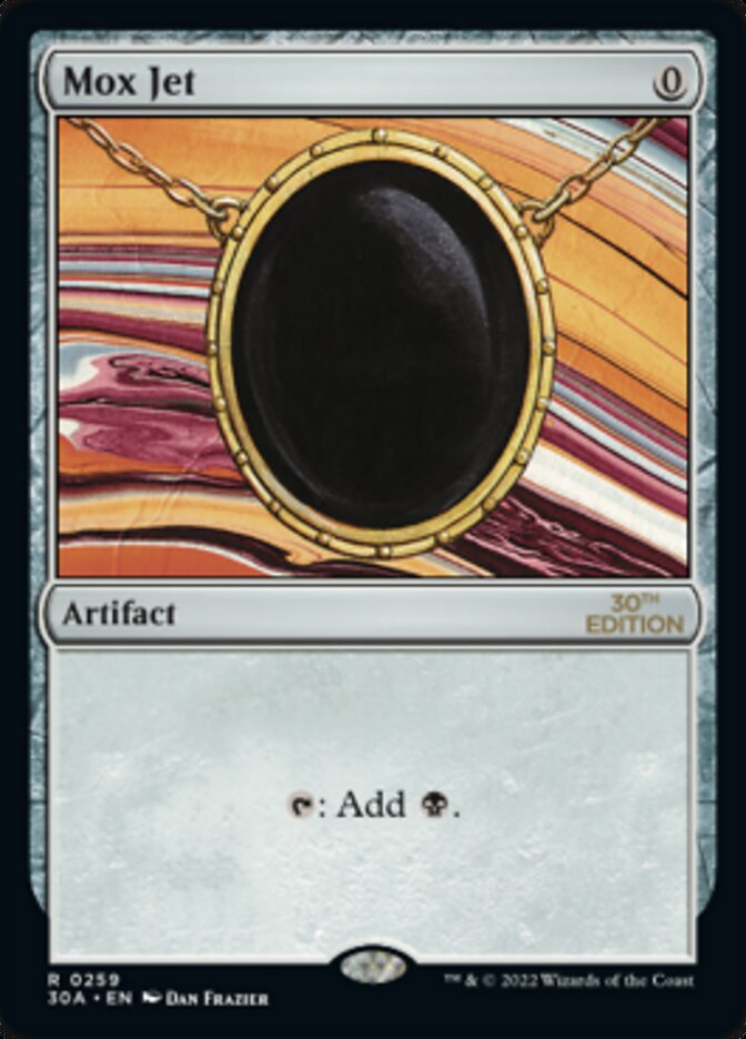 Mox Jet [30th Anniversary Edition] MTG Single Magic: The Gathering | Red Claw Gaming
