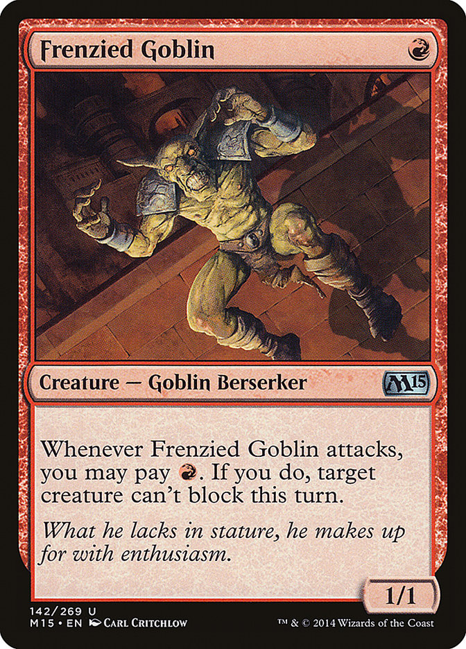 Frenzied Goblin [Magic 2015] MTG Single Magic: The Gathering | Red Claw Gaming