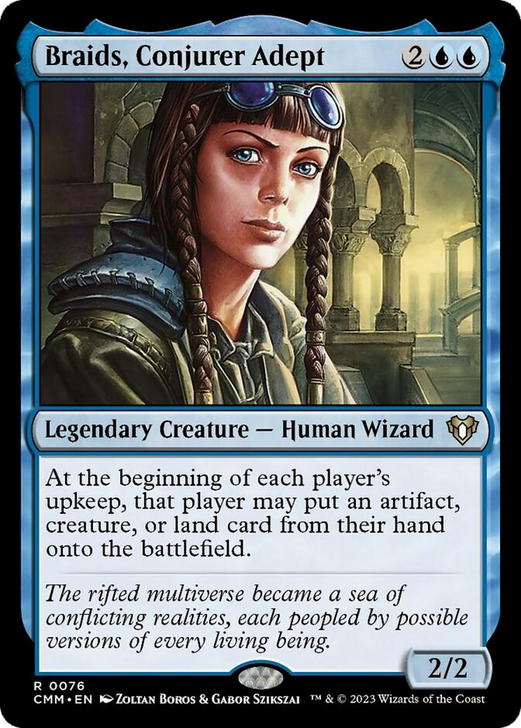 Braids, Conjurer Adept [Commander Masters] MTG Single Magic: The Gathering | Red Claw Gaming