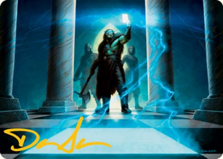 Sudden Insight Art Card (Gold-Stamped Signature) [Dungeons & Dragons: Adventures in the Forgotten Realms Art Series] MTG Single Magic: The Gathering | Red Claw Gaming