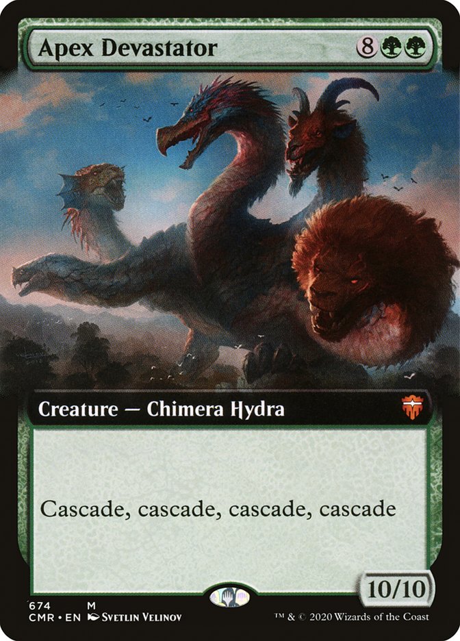 Apex Devastator (Extended Art) [Commander Legends] MTG Single Magic: The Gathering | Red Claw Gaming