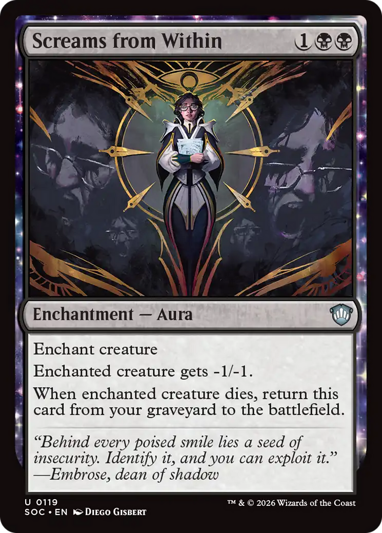 Screams from Within [Secrets of Strixhaven Commander] MTG Single Magic: The Gathering | Red Claw Gaming