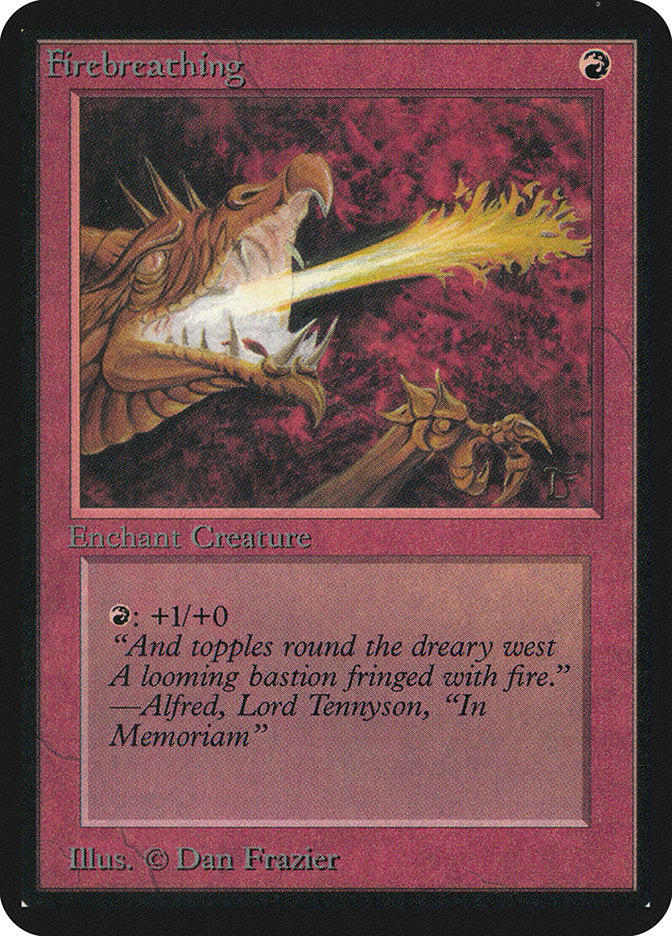 Firebreathing [Alpha Edition] MTG Single Magic: The Gathering | Red Claw Gaming