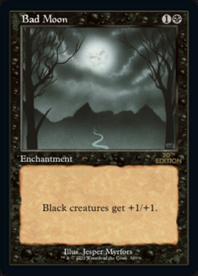 Bad Moon (Retro) [30th Anniversary Edition] MTG Single Magic: The Gathering | Red Claw Gaming