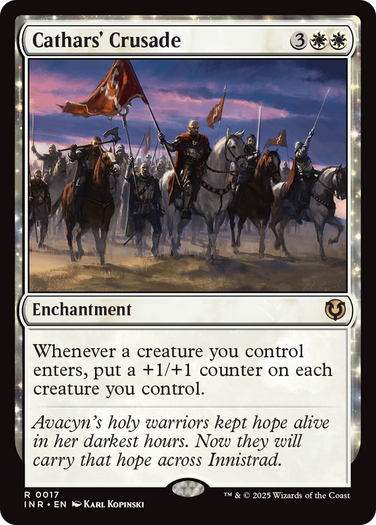 Cathars' Crusade [Innistrad Remastered] MTG Single Magic: The Gathering | Red Claw Gaming