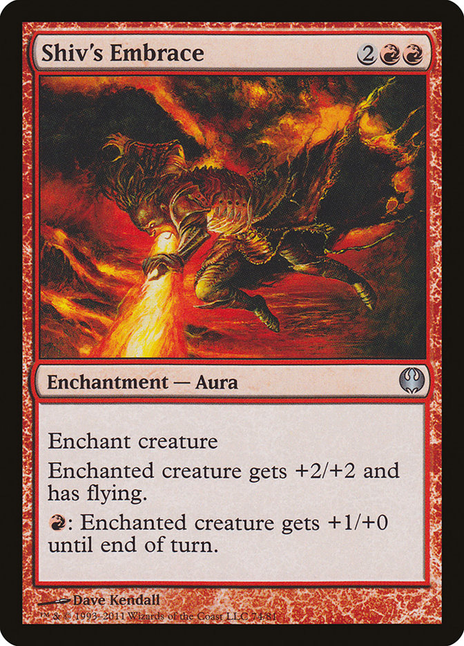 Shiv's Embrace [Duel Decks: Knights vs. Dragons] MTG Single Magic: The Gathering | Red Claw Gaming