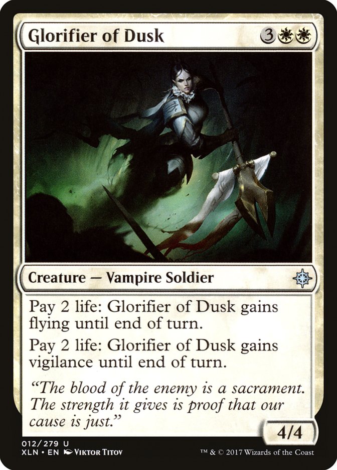 Glorifier of Dusk [Ixalan] MTG Single Magic: The Gathering | Red Claw Gaming