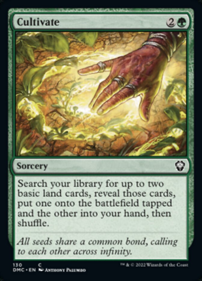 Cultivate [Dominaria United Commander] MTG Single Magic: The Gathering | Red Claw Gaming