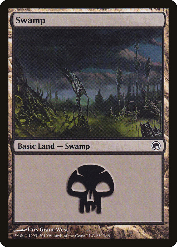 Swamp (239) [Scars of Mirrodin] MTG Single Magic: The Gathering | Red Claw Gaming