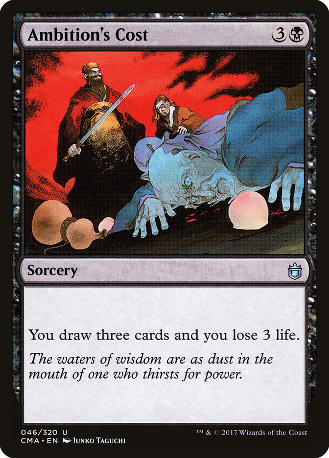 Ambition's Cost [Commander Anthology] MTG Single Magic: The Gathering | Red Claw Gaming