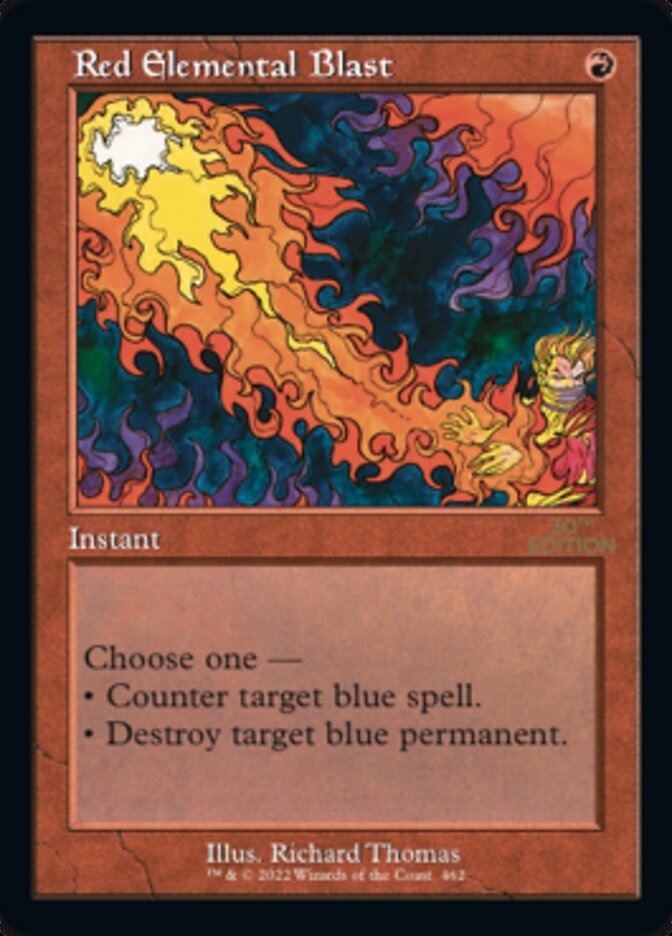 Red Elemental Blast (Retro) [30th Anniversary Edition] MTG Single Magic: The Gathering | Red Claw Gaming