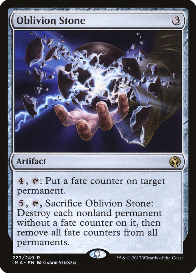 Oblivion Stone [Iconic Masters] MTG Single Magic: The Gathering | Red Claw Gaming