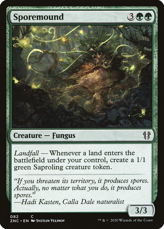 Sporemound [Zendikar Rising Commander] MTG Single Magic: The Gathering | Red Claw Gaming